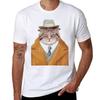 Fat Cat TShirt Plus Size Outdoor Casual Top