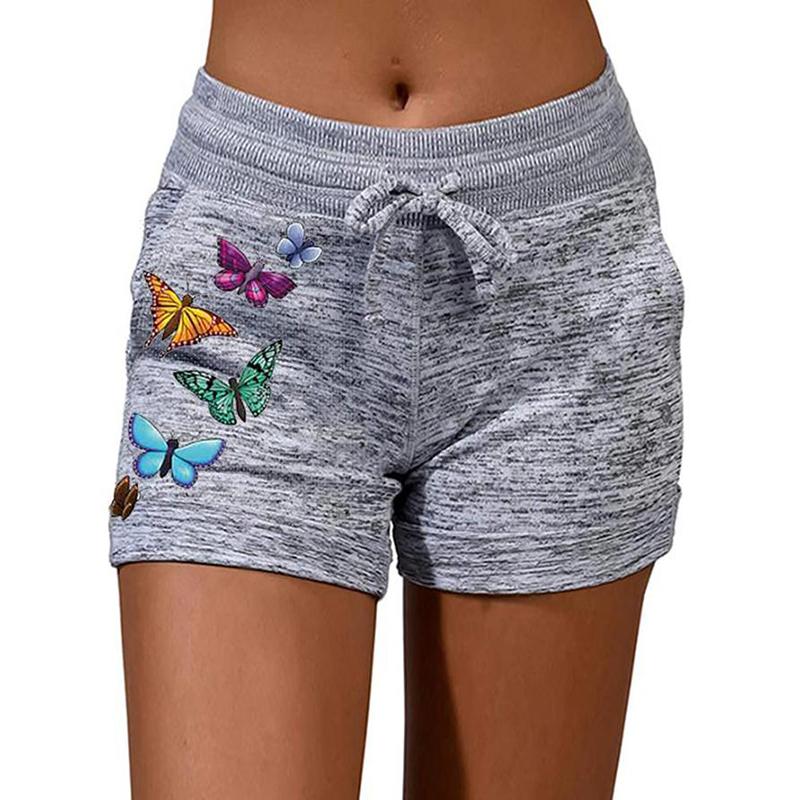 Plus Size Donne Estate Outdoor Sports Pants Casual Vita Alta Pizzo Su  Coulisse Pantaloncini Moda Farfalla Stampata Running Yoga Short Pants  acquista in modo economico — spedizione gratuita, recensioni reali con foto  —