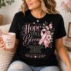 Breast Cancer Awareness Shirt | Hope Still Blooms | Christian Breast Cancer Gift | Isaiah 41:10 Scripture Shirt | Survivor Support Tee