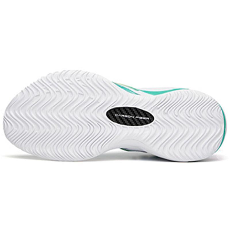 Anta Berserk 3 Odolné proti oděru Prodyšné Středně vysoké Basketbalové boty A Flashedge Pánské Bílé Zelené Tenisky 112131601-2