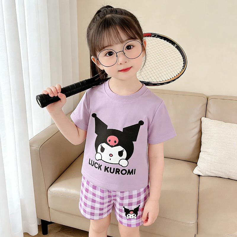 2026 Sommer Kinder Trendiges Cartoon T-Shirt und Shorts Set – Modisches Zweiteiliges Ensemble