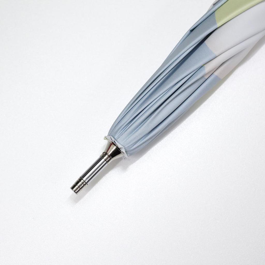 Nifty Colors Long 2493GY Umbrella, Light-Shielding, Two-Side Peony,