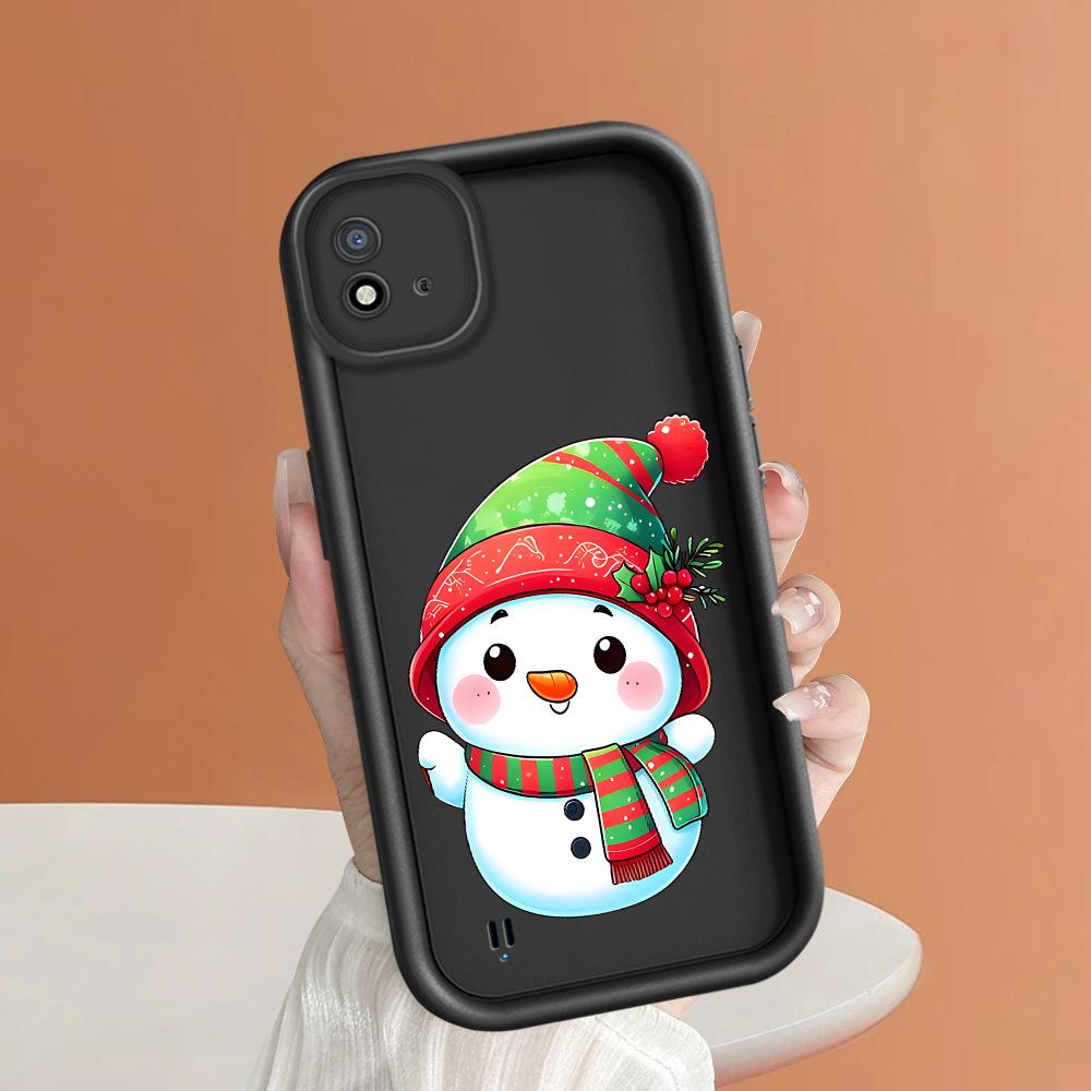 Soft Silicone Square Ladder Printing Pattern Phone Casing Full Cover Camera Shockproof Protection Rubber Case for OPPO Realme