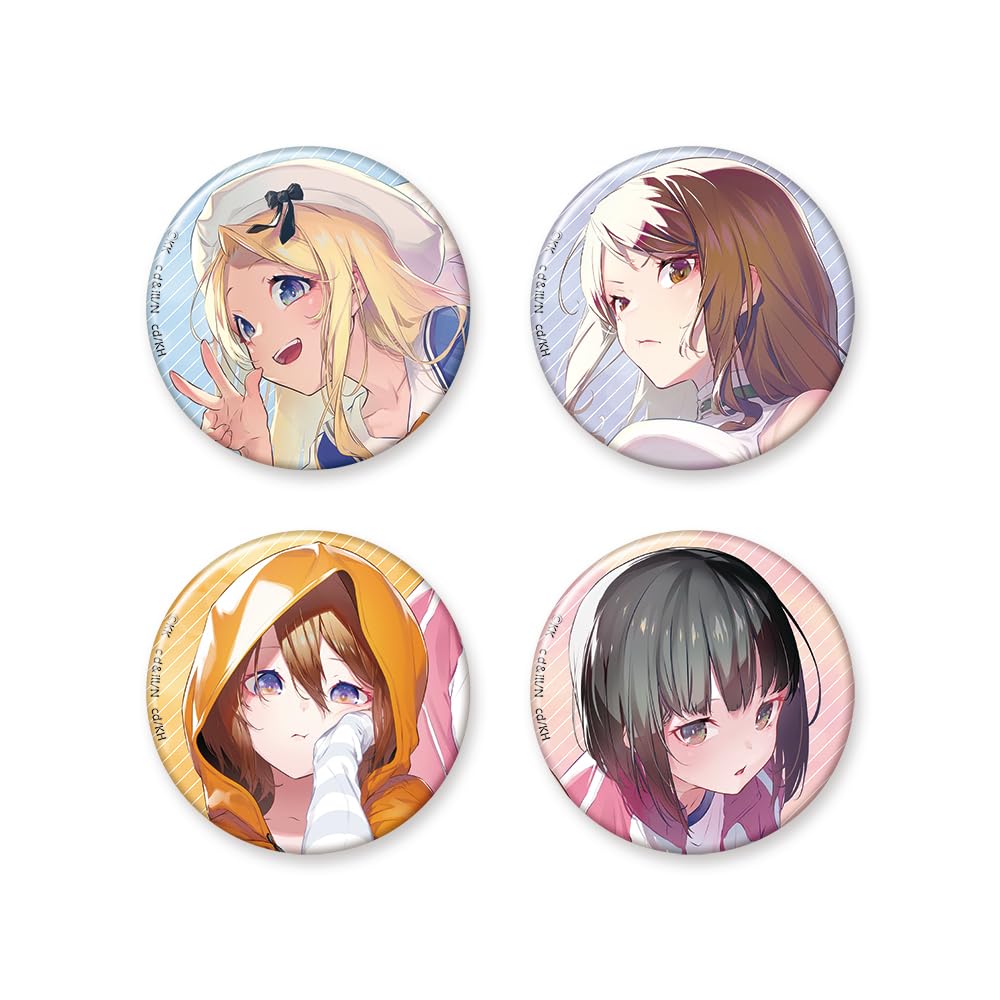 

KADOKAWA A Certain Dark Side Girl Coexistence Can Badge Set Diameter 54mm Iron