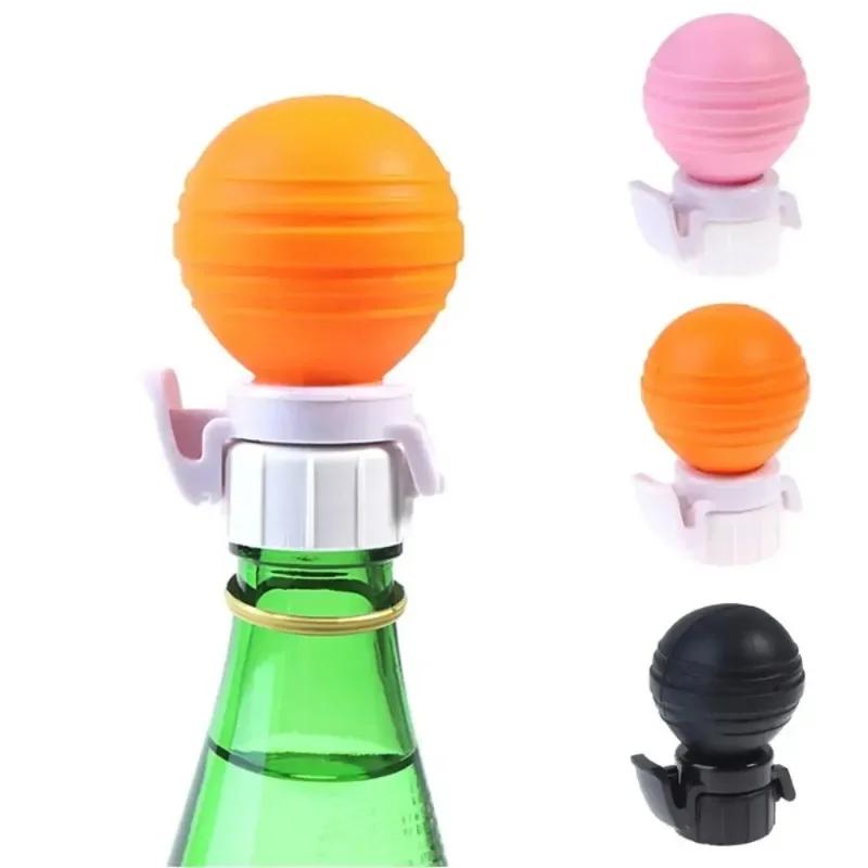 1pcs Inflatable Cola Pump Carbonation Keeper Drink Sealer Bottle Stopper Soda Cap Beverage Saver
