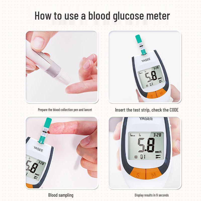 Yasi GLM/S-77 Blood Glucose Monitor (Test Strips Not Included)