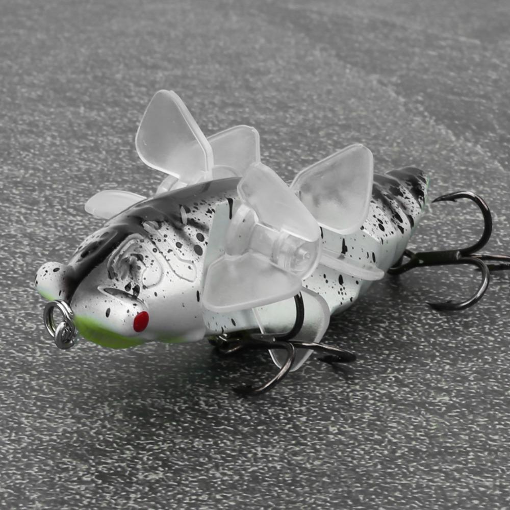 2PCS with RTreble Hook Cicada Fish Catcher 7.5cm Length Artificial Fishing Lure  Lake Fishing