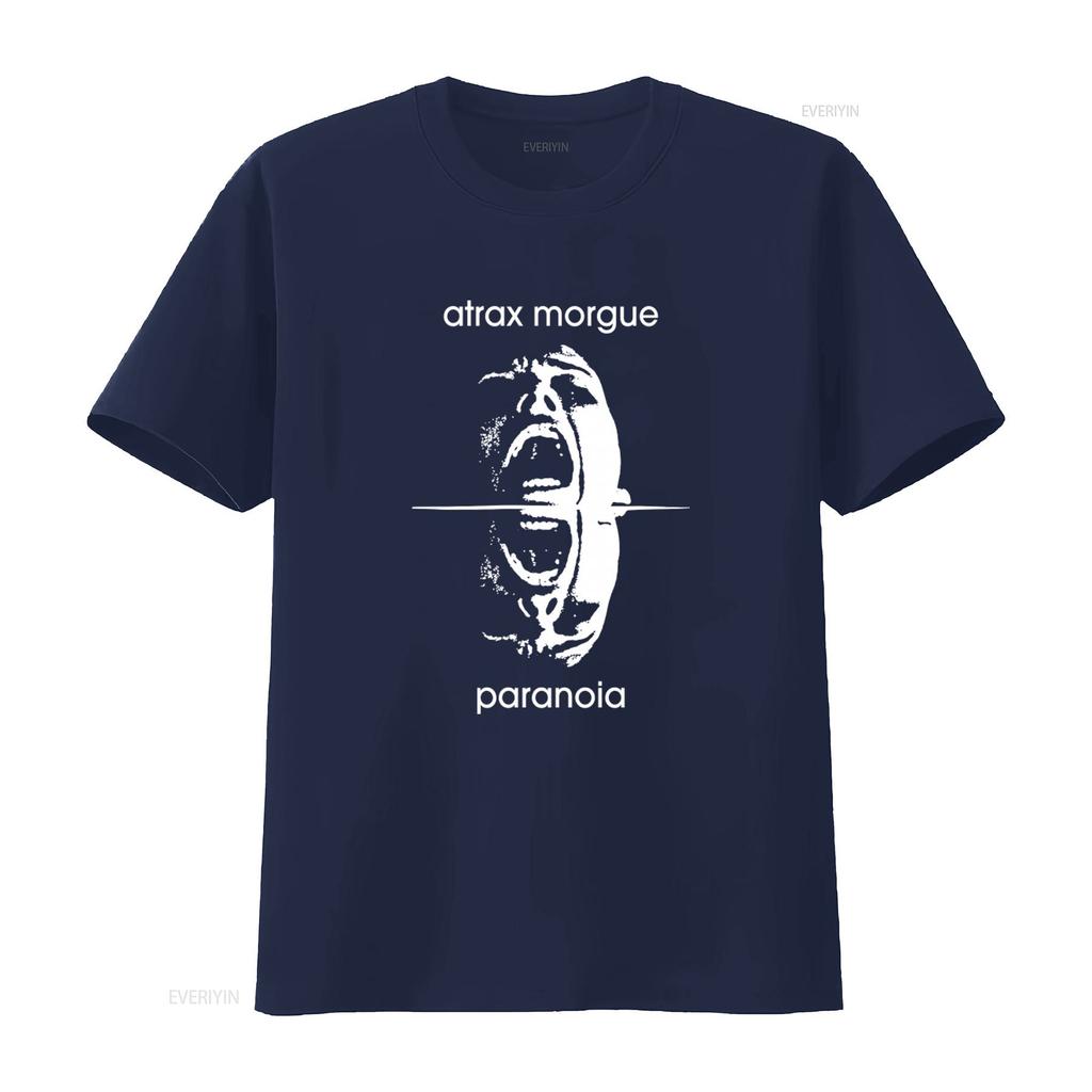 Atrax Morgue Paranoia T Shirt S Xxl For Noise Power Lovers Bold Design Comfortable Fit Vintage Stylish Fashion Homme