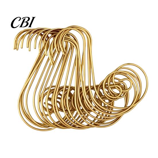 Heavy Duty Metal Hooks 20 Pcs Christmas S-Shaped Ornament Hooks, Wire Hanger Reusable Hangers for Xmas Tree Ornaments, Crafts, Balls, Baubles,
