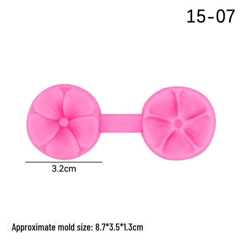 

Набір силіконових форм: Візерунки квітки та пелюстки чотирилистої конюшини для глини та кераміки Style 2 рожевий