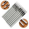10Pcs Leather Hole Punching Tools Hollow Round Hole Puncher Clothing Sewing Leathercraft Handmade Belt 0.5-5 Mm Hole Puncher