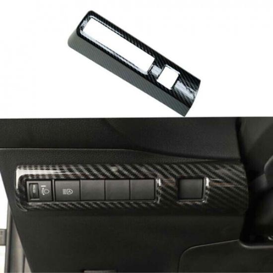 For Toyota Corolla Trim - Headlight Switch Control Frame Carbon Fiber