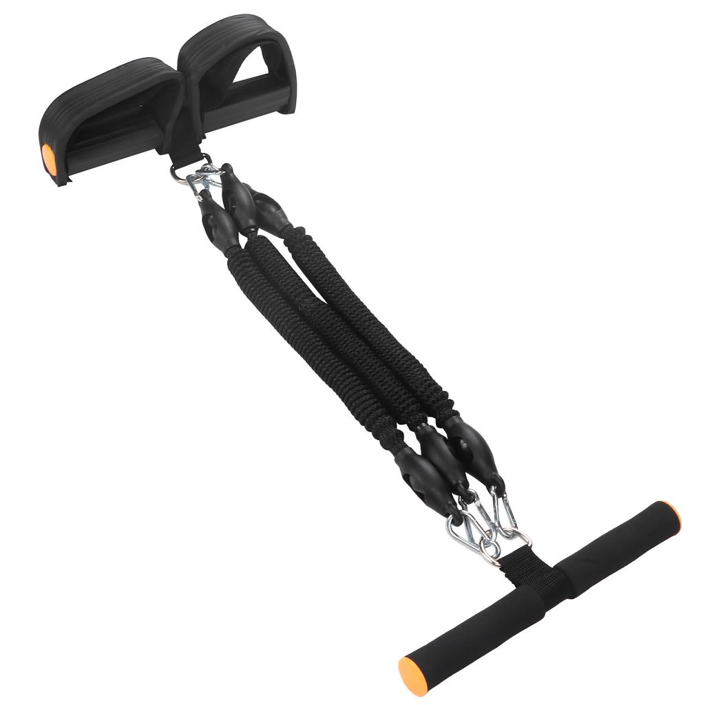 Foot Pedal Elastic Pull Rope Multifunction Abdomen Trainer Fitness Sit Up Pull Rope