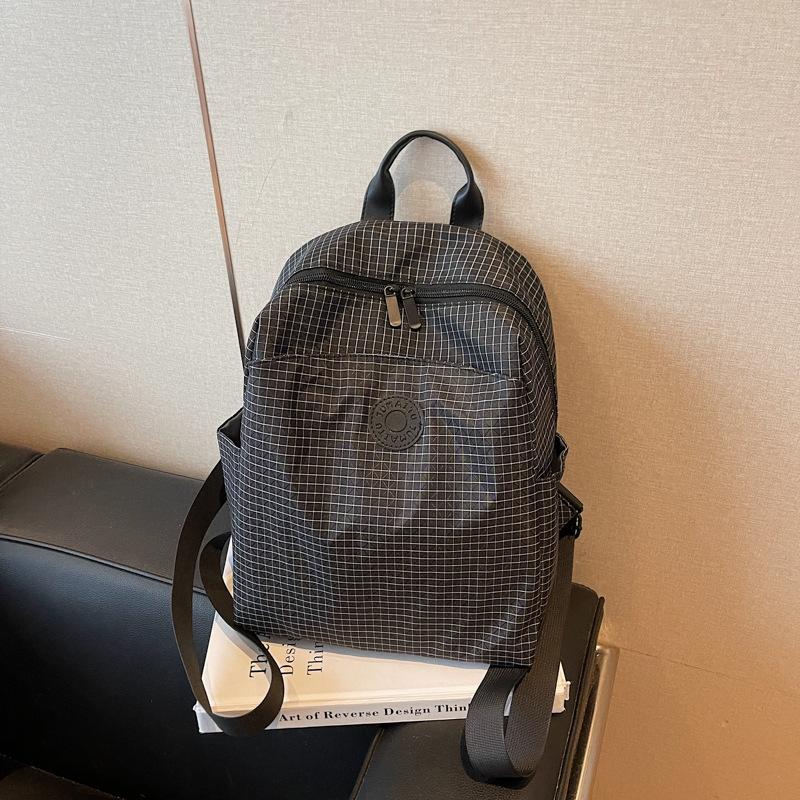 Waterproof Lightweight Backpack Women's Large Capacity Nylon Student School Bag Casual Versatile Commuter Going Out Small Backpack