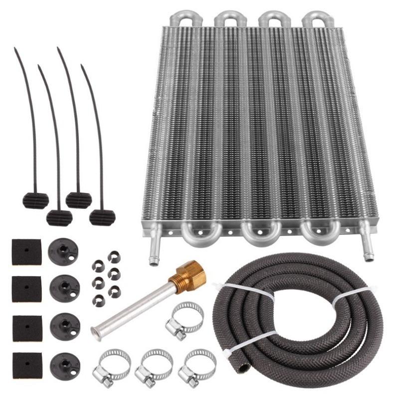 Universal 4 Row 6 Row 8 Row Aluminum Car Air Conditioning Tube Belt Condenser Tube Auto-Manual Radiator Converter Kit Accessory