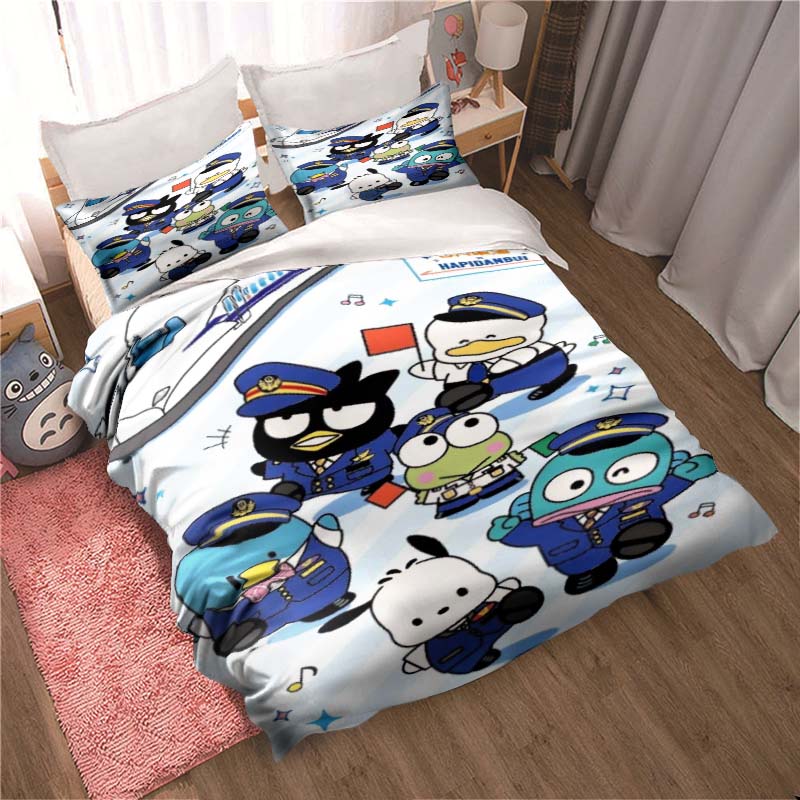 3D Pochacco printed bedding set duvet cover 1 duvet cover 2 pillowcase adult and children's bedding set luxury gift