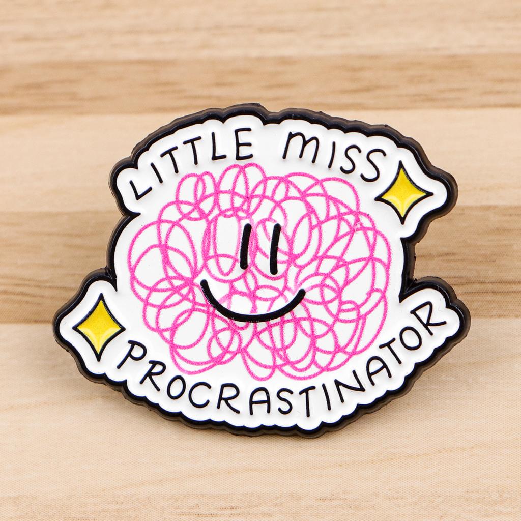 Rainbow Flower Quotes Enamel Brooch Lapel Pin Badge on Backpack Clothing Fashion Jewelry Cosplay Accessories Toys Gifts