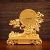 Sand Gold Office Desk Ornament: Creative Wealthy Mian Fu Alloy Decor
