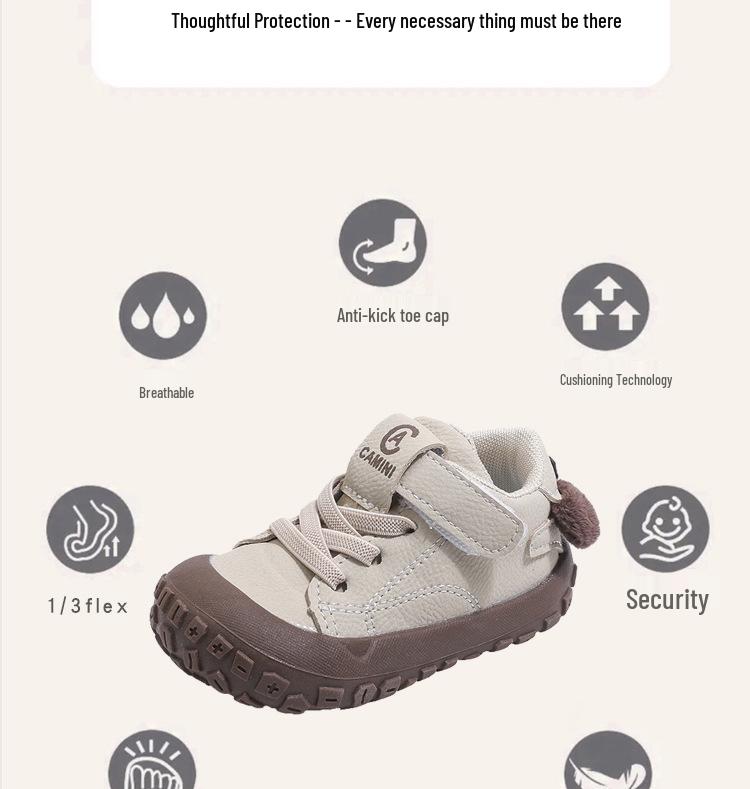 Scarpe per primi passi con suola morbida Primavera/Autunno - Design a cartone animato per Bambini e Bambine, Scarpe Sportive Casual Versatili
