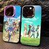 K-Kono Subarashii S-Sekai Ni Shukufuku Phone Case For iPhone17,16,15,14,13,12,11 Plus,Pro Max Colored Silver Plated Inside Cover