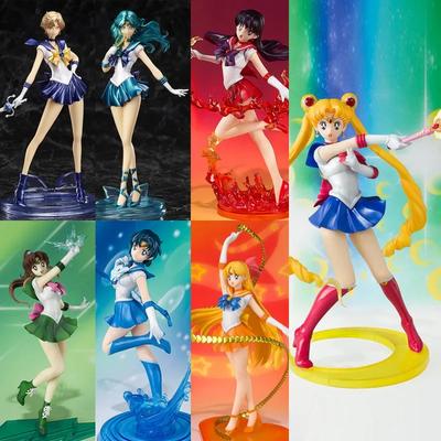 Anime Sailor Moon Tsukino Usagi Tuxedo Mask Sailor Venus Mercury Mars Jupiter Ozdoby na dorty Bytový ornament Akční figurky Hračky