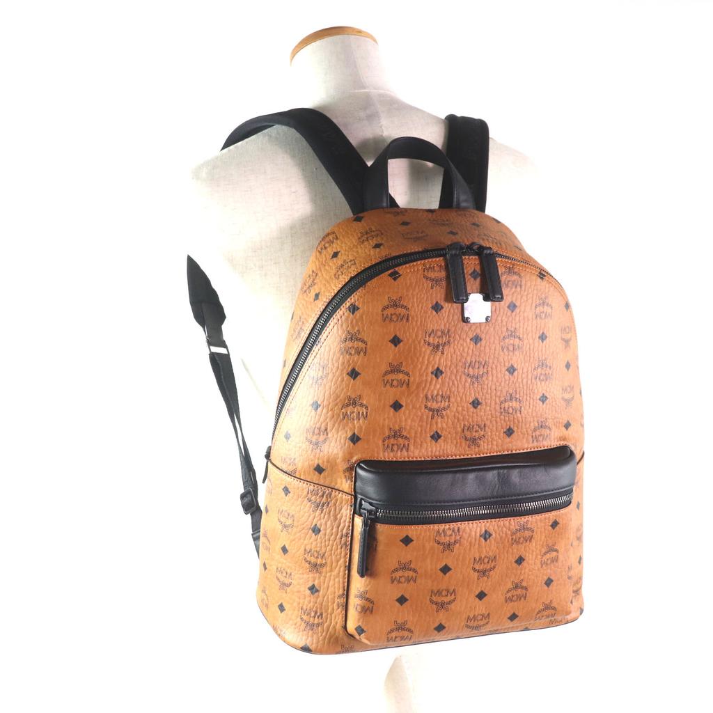Pristine MCM Backpack  Daypack Stark Backpack in Visetos Medium canvas  Used