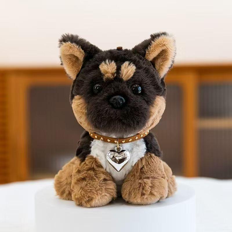 Plush Husky Dog Toy With Pp Cotton Fill For Kids And Birthdays