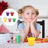 10 Pcs Mini Buckets Crafts Sand Toys Beach Plastic Miniature Pail Small House Decoration