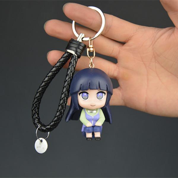 Anime Naruto Figure Kakashi Gaara Sasuke Keychain Adorable Car Keychains For Pendant Keys Holder Accessories Backpack Charm Gift
