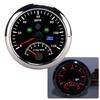 85mm 0120MPH GPS Meter Gauge with Tachometer 8000 RPM Overspeed Alarm LCD Red Backlight for 12V/24V Car Boat ATV