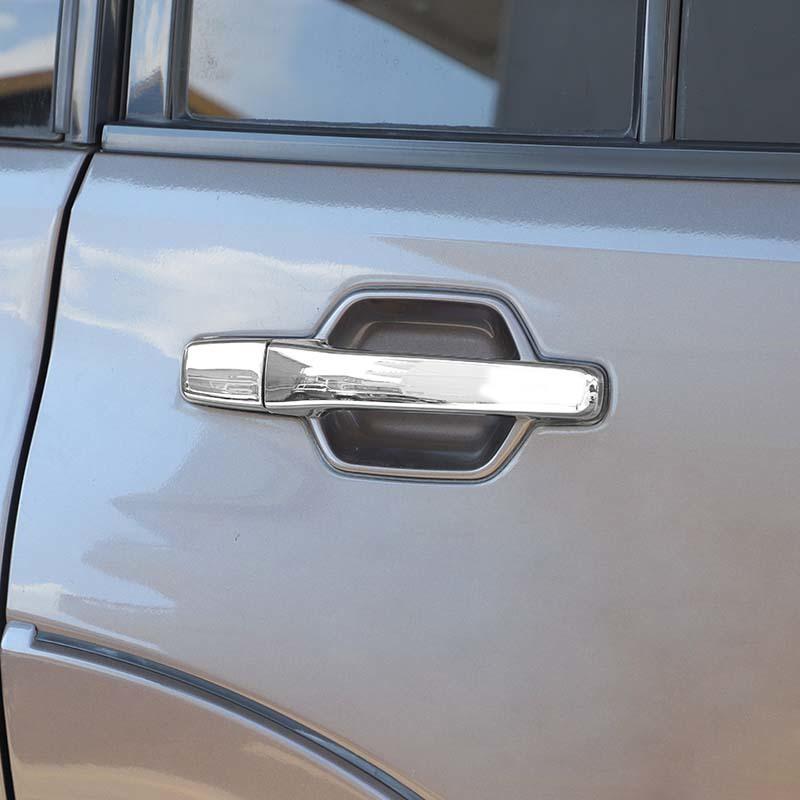  ABS Door Handle Decoration Cover Sticker Fit For Mitsubishi PAJERO 2007-2021 Exterior Accessories