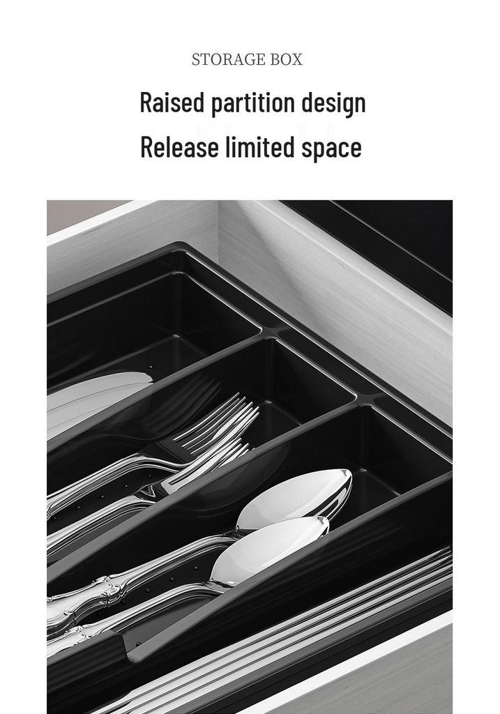 Kitchen Drawer Organizer for Cutlery and Utensils