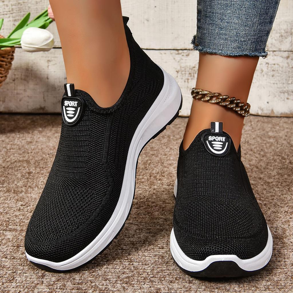 Shoes women's new women's shoes comfortable fly-woven shoes one-pedal comfortable women's single shoes