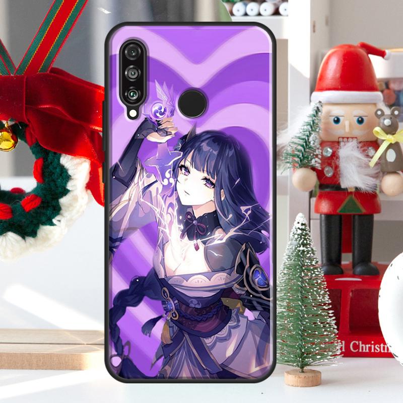 Baal Genshin Impact Game For Huawei Nova 7i 8i 11i 12i 12s Y73 Y70 Y90 Y60 Y72 Y61 Y91 9 10 SE P30 Pro P40 Lite Case