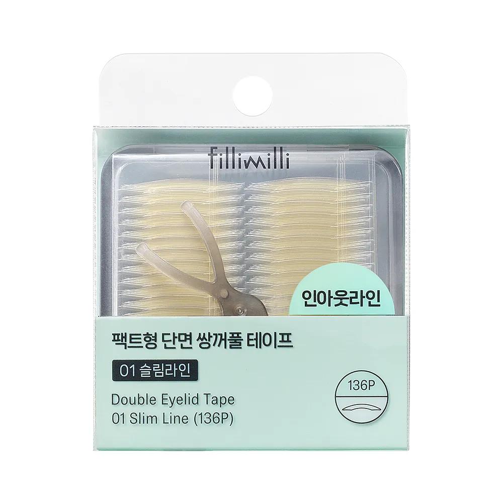 Fillimilli Double Eyelid Tape with Case 01 SLIM LINE (136P)