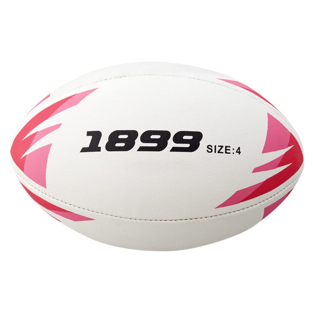 

LINDSPORTS Rugby Ball 4 Japan Rugby Football Association Certified ([1899] No. Ball, Ball) білий