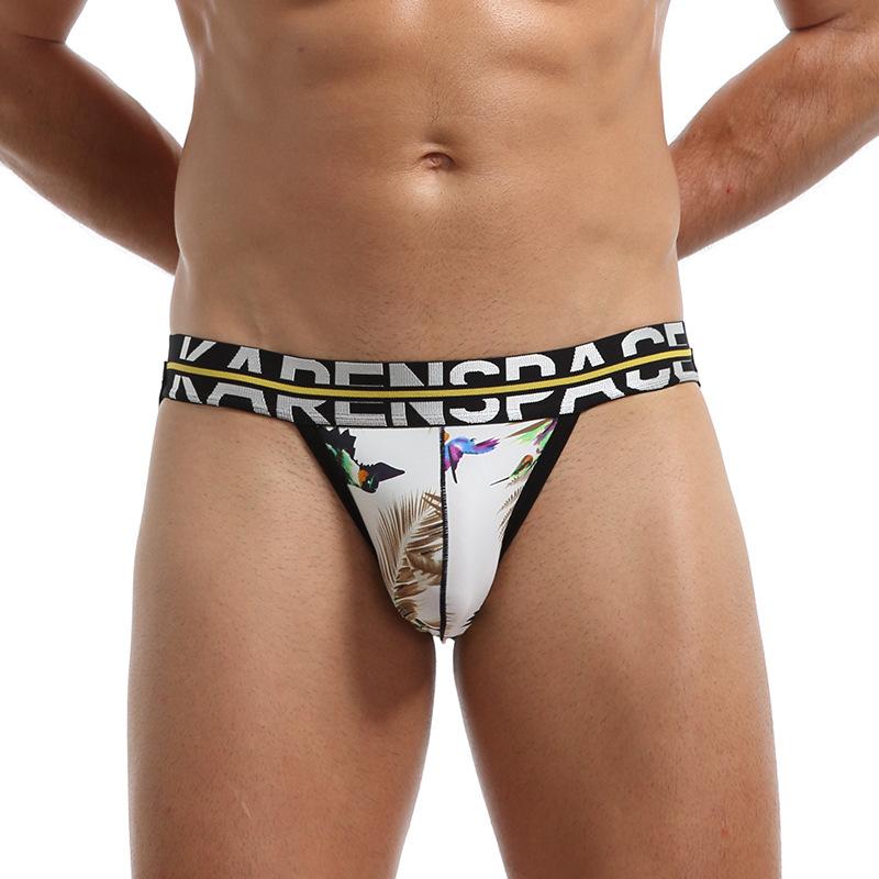 Sexy spodní prádlo Pánské Jockstrap Gay Transparent String Homme Slip Erotic Homens Pánská tanga a G struny