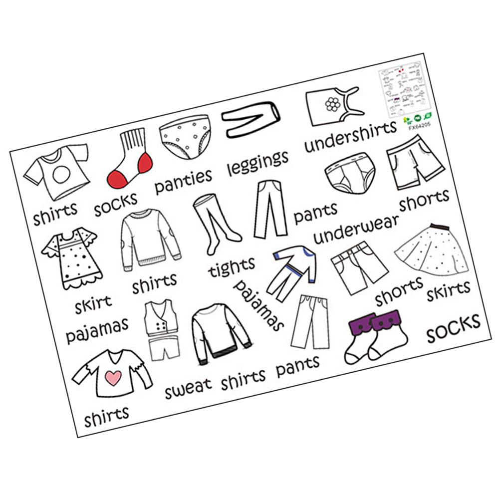 Wardrobe Clothing Label Decal Sort Wall Decals Stickers Tag Clothes Classification Labels Pvc Dresser
