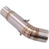 Motorcycle Exhaust Muffler Exhaust Muffler with Intermediate Connection and Sliding Exhaust Pipe for SU&ZUKI GSX750 GSX-S 750 BK750 Gsxs750 GSR750