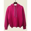 Pitaya Color Hood Sweater Women Autumn and Winter Dopamine Wear Hot Drilling Loose Sweet Age-Reducing Foreign Trade Knitting Hoodie