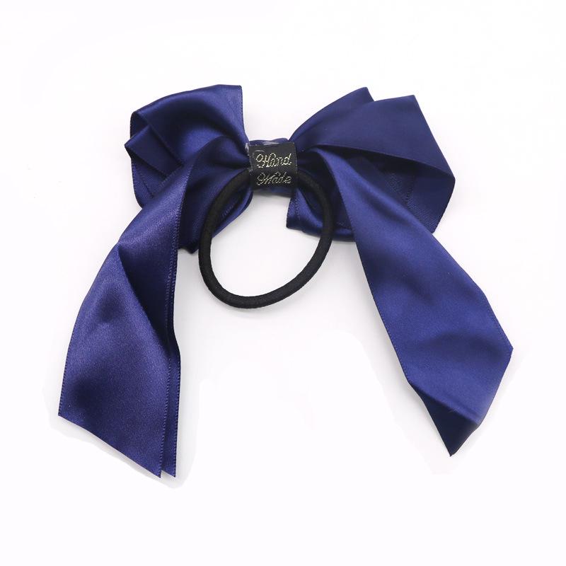 Hair Accessories Hair Band Sweet Oversized Ribbon Bow Hair Ring Popular Bow Tie Hair Rope