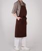 Seven Uniform ET3408-9 Black One-Size Chest Apron, Antibacterial, Odor-Resistant, Water-Repellent, and Oil-Repellent