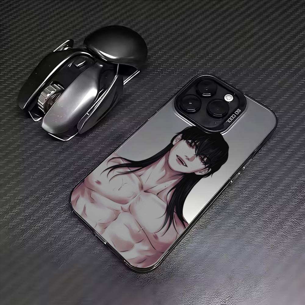 B-BL The G-Ghost's Nocturne Phone Case For iPhone17,16,15,14,13,12,11 Plus,Pro Max Colored Silver Plated Inside Cover