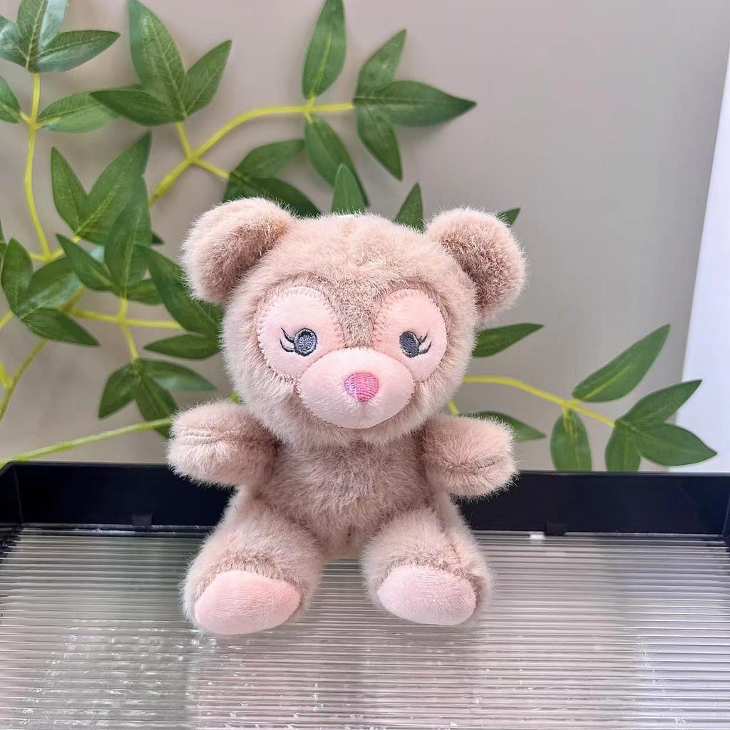 

Adorable Animal Plush Keychain Doll With Soft Short Plush And Colorful Designs For Bag Accessories коричневый