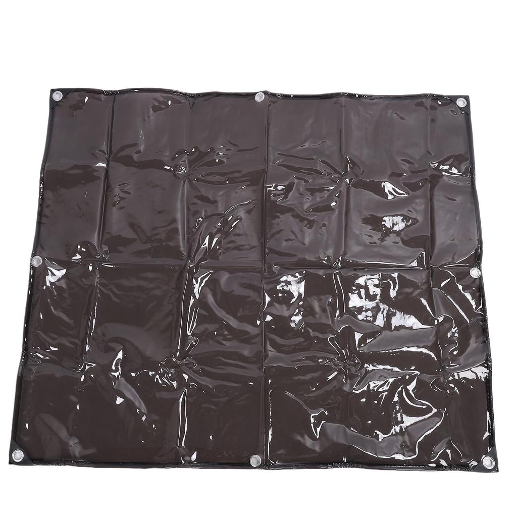 Universelle getönte transparente Gabelstaplerabdeckung Sonne Regen Wasserdicht Schützender Schatten PVC 53 x 45 Zoll