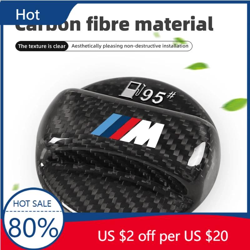 NKIHJ1 2025 Real Carbon Fiber Gas Fuel Tank Cover Oil Filler Dustproof Cap For BMW G30 G38 6GT G32 X5 X6 E70 E71 F15 F10 F30 F35 F4
