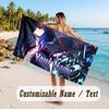 Custom Name Large Beach Towel,Solo Leveling Quick Absorbent Towel For Outdoor Travel Poolside