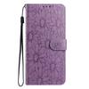 Applicable to iPhone17 leather case Samsung S26 small daisy embossed flip card mobile phone leather case Pixel 10A