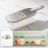Multifunctional Vegetable Chopper Slicer Shredder Grater, Kitchen Potato Carrot Cucumber Cutter with Hand Guard