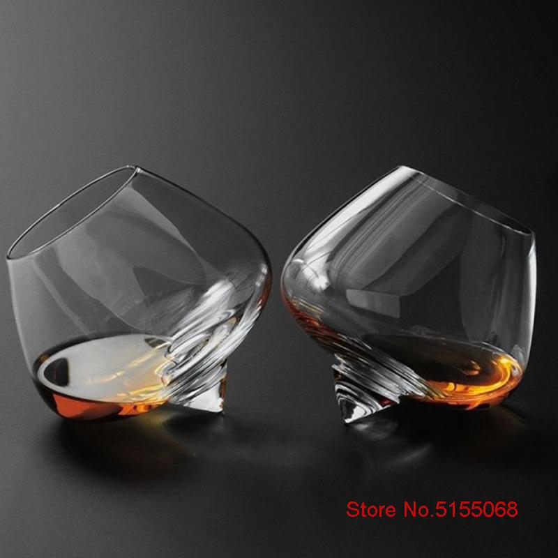 Kristallen Whiskeyglas, Steel Loze Wijnglazen, Likeurbeker, Cognac Brandy Snifter, Kegelvormige Voet, Tumbler, Dropshipping,